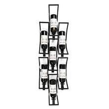 Wine Rack Bottle Holder Storage Rack vino del supporto della cremagliera del vino rosso Rack Ferro battuto Hangery Bar decorazioni bottiglia del vino rosso mensola creativa Lattice Wall Hanging Ferro
