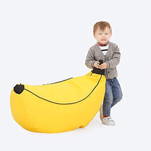 Divano per Bambini Ragazzi e Adulti Sacchetto di Fagioli Sedia Giocattolo Sacchetto Pavimento per Soggiorno e Ufficio (Color : Yellow, Size : 100 * 55 * 60cm)