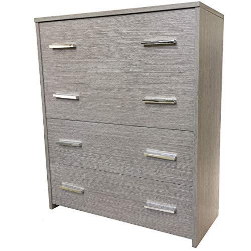 DOLCI SOGNI Mobile Letto A Scomparsa Singolo 80x190, 100% Made in Italy, Letto a Scomparsa con Mobile dotato di Rete a Doghe in Legno e Materasso, Color Larice, Letto Pieghevole Estraibile