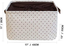 ZDD Cesto portabiancheria sotto Il Letto con Coulisse in Tela da 15 Pollici in Cotone Blu Navy, Strisce Blu, Grande 17 Pollici