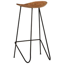 Sgabelli da Bar 2 Pezzi Sala da Pranzo Cucina Sgabelli da Pub Stile Industriale 41x36x76 cm Barbar in Legno massello di Acacia