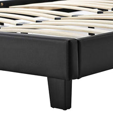 WGYDREAM Letto Letto Matrimoniale in Legno Massello Telaio del Letto Nero con Illuminazione A LED E Testata Bedstead in Pelle Base per Adulti Adolescenti per Bambini