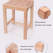 Sgabelli da Doccia in Legno di Teak Sgabello da Bagno e sedie Aid for Ped Max 150kg 0106