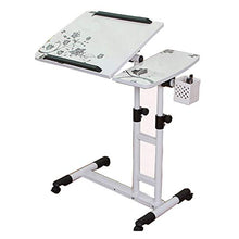 Laptop Gabbia di Laminazione Carrello, Pieghevole Portatile Mobile Regolabile in Altezza Stare in Piedi Tavolo con Lato Carrello for Home Office Scrivania Portatile FF (Color : 13)