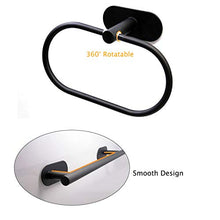 Dlovey Set di Accessori da Bagno Portasciugamani, Porta Carta Igienica, Anello Portasciugamani, Set di Accessori da Bagno A Parete in Nichel Spazzolato