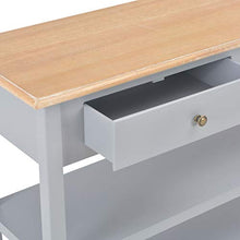 SKM Credenza Grigia 110x35x80 cm in MDF