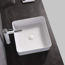 Yxx max -Lavabo Art contatore Bacino Superiore del Bacino del dispersore Ciotola di Ceramica Bianca Moderna alla Moda a Bagno Guardaroba Domestici (al Rubinetto) -36x12.5cm Lavandino del lavabo