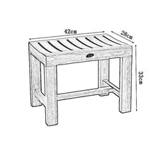Accessori da bagno - Bagno impermeabile antiscivolo Stabile Sicurezza Comfort Bath Chair cambiare le scarpe Sgabello anziani / disabili / incinta di legno solido superficie curva presidente Max.250kg