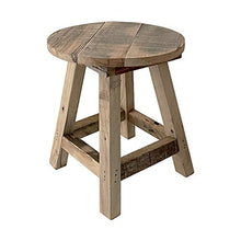 Mojawo - Sgabello per fiori, in legno, diametro 26,5 cm, altezza 32 cm