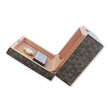 Armadietto sigaro humidor con umidificatore e igrometro importato cedar legno creativo sigaro humidor pianoforte di vernice sigillo grande capacità cassa di sigaretta con scatola regalo da uomo 40 bas