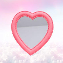 BESPORTBLE Specchio per Il Trucco del Cuore Specchio a Forma di Cuore Specchio Cosmetico da Tavolo Specchio da Parete Specchio Cosmetico