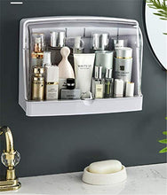 Rack di stoccaggio a parete libero perforazione impermeabile e antipolvere Bagno e cucina grande capacità Rack Storage Box