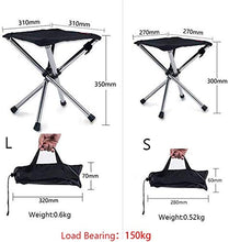 JUNC. Sgabello Pieghevole Retrattile Camping Sedia da Pesca Portatile all'aperto Portatile Portatile Sedia Pieghevole carico Cuscinetto da Viaggio Picnic sedie da Spiaggia Leggera Campeggio Portatile