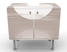 Apalis Design Vanity Sunrise 60x55x35cm, piccolo, 60cm di larghezza, regolabile, lavabo, mobiletto da bagno, mobile di base, bagno, stretto, piatto