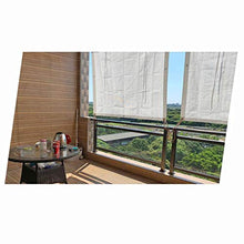 YTQ Telo per Ombrellone Tasso di Ombreggiatura 75% per Teloni da Campeggio Telo per Tende da Giardino per Roulotte con Anello di Tenuta Riduce UV Multiple Size Bianco(Size:4m x 8m)
