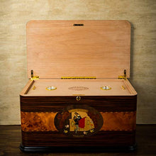 Humidor per Sigari di Grande capacità in Legno di Cedro Humidor per Sigari Accessori per Sigari Vernice per Pianoforte Quattro Strati E Otto Rack Possono Contenere 200 Sigari