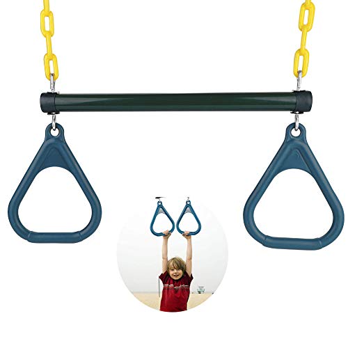 RSGK I Bambini Esercitano Anelli per Il Fitness, Appendiabiti da Portico E Combinazione di Anelli per Ginnastica, Giocattoli per Bambini sulla Terrazza Interna Ed Esterna