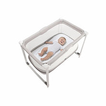 Chicco Zip&Go Culla Trasformabile per Bebè e Bambini dalla Nascita a 2 Anni, Lettino Neonati da Viaggio Pieghevole e Compatto con Modalità Dondolino, Materasso Traspirante e Finestre in Rete, Grigio