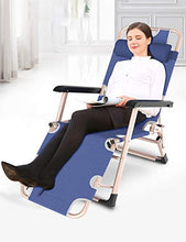 FUFU Sedie a Sdraio Lounge Chair, Sedia Pieghevole Home Lazy Lunch Break Chair Poltrona Chair Nap Nap Lounge Chair Tempo Libero Simple Chair 86 * 47 * 89cm Pieghevoli