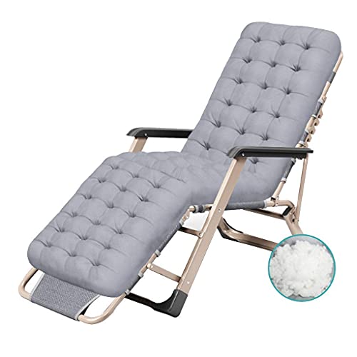 PAKUES-QO Lettini Pieghevoli Lettini Prendisole Sedie a Sdraio Sedia da Giardino reclinabile Sedie a gravità Zero Rilassante Reclinabile Lettino Pieghevole Regolabile