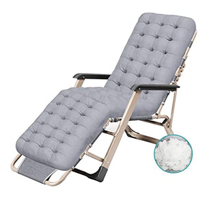PAKUES-QO Lettini Pieghevoli Lettini Prendisole Sedie a Sdraio Sedia da Giardino reclinabile Sedie a gravità Zero Rilassante Reclinabile Lettino Pieghevole Regolabile