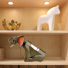 LHQ-HQ Decorazioni Arte Artigianato Elephant Vino Bottiglia di Vino della casa cremagliera del Vino del Metallo di visualizzazione del Desktop cremagliera