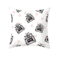 Federe Cuscini Divano 45X45,Serie Di Bottiglie Di Profumo Fodere Per Cuscini Per San Valentino, Fodera Per Cuscino Lombare Per Divano Da Ufficio Per Auto, Decorazione Per La Casa Set Di 4 Articoli, St