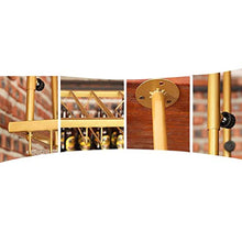YWYW Portabicchieri Dorato Portabottiglie da Appendere in Ferro battuto Europeo Portabicchieri da Vino Creativo da Bar Ristorante (Dimensioni: 80 * 35 cm)