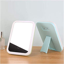 LBWARMB Trucco Specchio con luci Specchio per Il Trucco Specchio a Specchio a LED con Specchio Luminoso Specchio Specchio per Il Trucco Desktop Specchio cosmetico Dormitorio