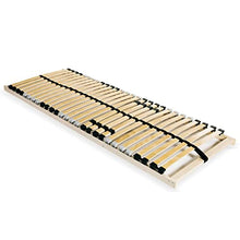 vidaXL Legno Faggio Rete a Doghe 7 Zone con 28 Doghe 90x200cm Telaio Giroletto