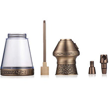 GSYH Creativo Shisha, Filtro Fumare Narghilè Fumo Tubo di Acqua per Il Partito Family Dining,Nero
