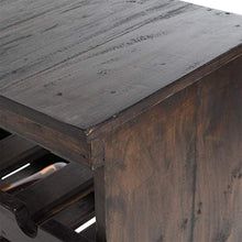 DESIGN DELIGHTS CANTINETTA "RUSTIQUE" - Portabottiglie in Legno Massiccio, 70 x 70 x 38 cm, nero