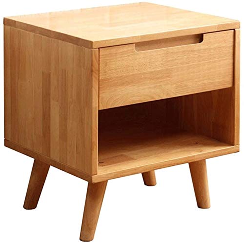 DYXYH Comodino - Divano Tavolino snack Tavolino, terminale Laterale Tavolo Comodino con immagazzinaggio del cassetto gambe in legno massello Soggiorno Mobili Camera Da Letto