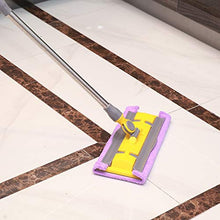 WAMSY Mop Asciugamano da Letto Pulisci La Scopa Piatta Rotante per Casa in Legno