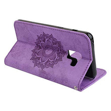 Bear Village® Cover per Samsung Galaxy A8 Plus 2018, Anti Graffio Custodia in Pelle con TPU Interno, Alta qualità Galaxy A8 Plus 2018 Cover con Chiusura Magnetica, Viola