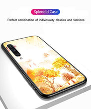Suhctup Compatibile con Samsung Galaxy A40 Custodia Protettiva in Vetro Temperato 9H + Cornice Paraurti in TPU Silicone Morbido Assorbimento Degli Urti a 360 Gradi Protezione -Albero 2
