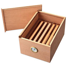 Cigar Box, Cigar Humidor Cigar Box Legno di Cedro Cigar Box Cigar Box può Tenere 30 Alta qualità (Size : 22x16x12cm)