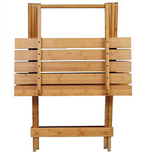 Mediawave Store - Tavolo Pieghevole 80 x 60 cm in Legno Richiudibile da Giardino, Tavolino Pieghevole d'Appoggio, Legno, Salvaspazio, Ideale per Balcone, Terrazzo, Tavolino PIC nic (Naturale)