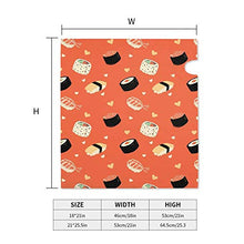 Copertura magnetica per cassetta postale per sushi, sushi, design unico, per decorazione giardino, cortile, dimensioni standard 51 x 45 cm