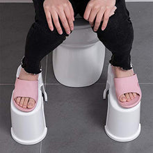LACKINGONE 2 Sgabelli per WC, sgabello fisiologico, ergonomico, per WC, scaletta per WC, antiscivolo, multifunzione