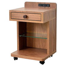 DGHJK Mobili per la casa, tavolino retrò Portatile con cassettiera Comodino Camera da Letto 3 Strati Ripiani 32 * 30 * 52 cm