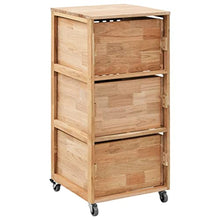 vidaXL Armadietto da Bagno Elegante Ampio Mobiletto Pratico Comodo Utile Robusto Solido Durevole Resistente 41x41x91 cm in Legno Massello di Noce