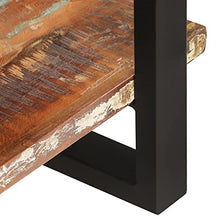 vidaXL Credenza con 3 Ripiani 120x40x75 cm in Massello di Recupero