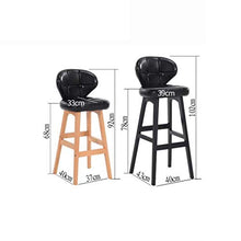 LWW Sgabelli, della famiglia di legno solido Sgabelli, moderna Minimalista Bar sedia schienale alto Sgabello Sgabelli, Reception registratore di cassa Seggiolone,L,78 cm