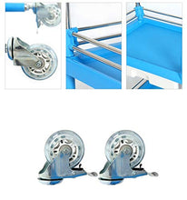 Carrello medico Del Carrello，Scorri con I Veicoli Dell'Attrezzatura Dell'Assemblea dei Cassetti Mano Dell'Assemblea di Doppio Strato Dell'Ufficio di Bellezza