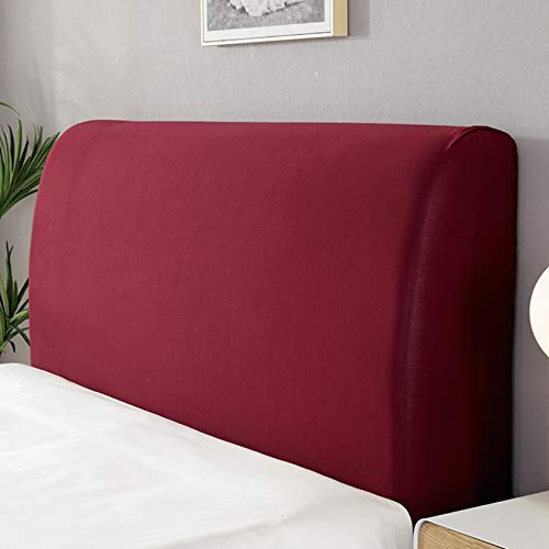 Fodera per Testiere Elasticizzata Fodera per Fodera per Schienale Fodera per Testiera per Letto Fodera Protettiva per Letto in Pelle in Legno (Lafite Red,1.8m)