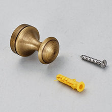 Weare Home Antico in ottone da parete Lunedì Retro Deko Bronzo di da bagno di asciugamano gancio cappotto di cappelli kleder gancio, Ottone, retro Bronze, 5 pezzi