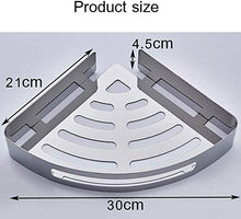 Home-Neat Mensole Bagno Angolo, Mensola Doccia Alluminio Autoadesivo con 4 Ganci 2 Pezzi