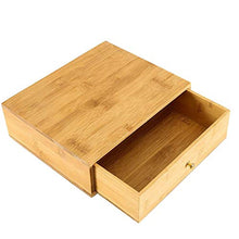 Tmpty Piccola Cassettiera da Scrivania Legno,Multifunzionale Ordinata Organizer Cassetti,Desktop Organiser Unit,bambù
