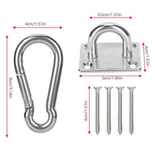 Jingyig Comoda Piastra per Amaca, Gancio per Altalena Resistente allo Strappo, Resistente all'Usura Resistente alla corrosione per Amaca con Sacco di Sabbia